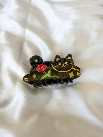 Romance Cat Hair Claw Clip