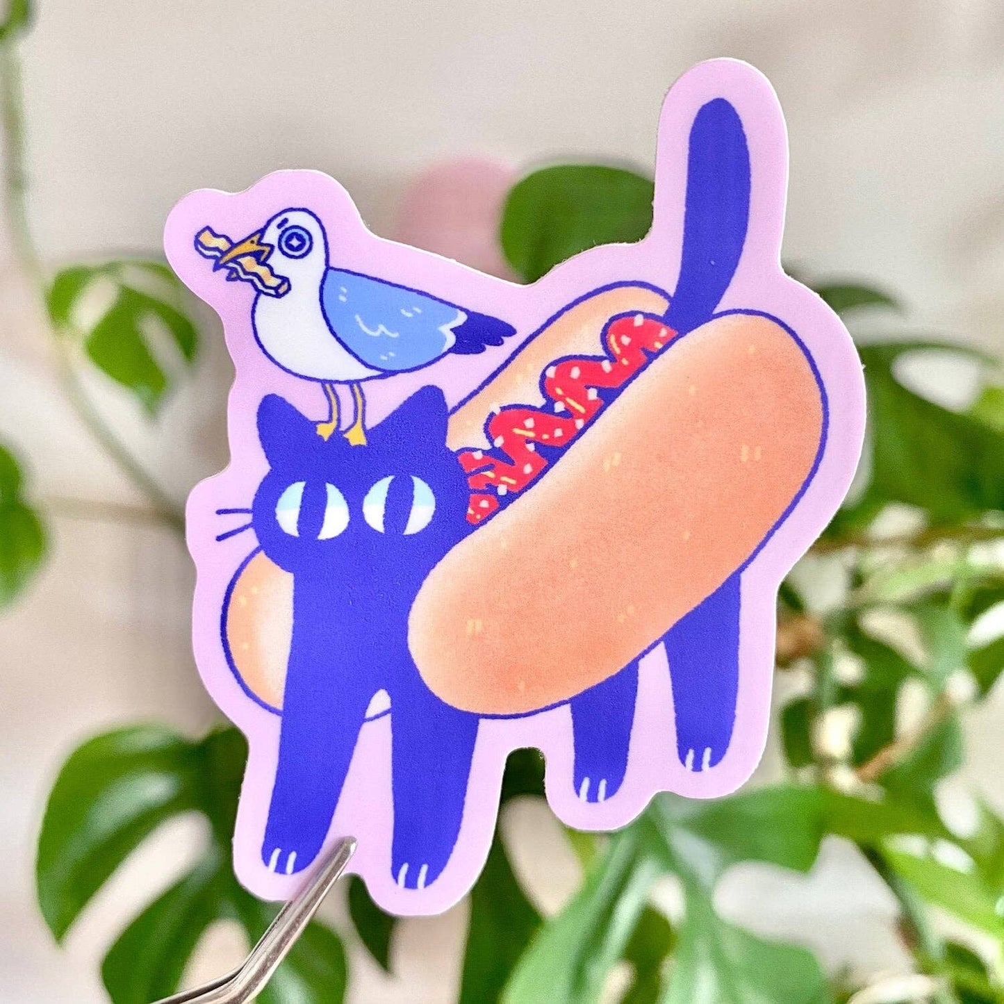 Radhia Rahman - Hot Dog Kuni Sticker