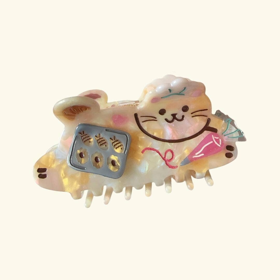 Baker Cat Hair Claw Clip