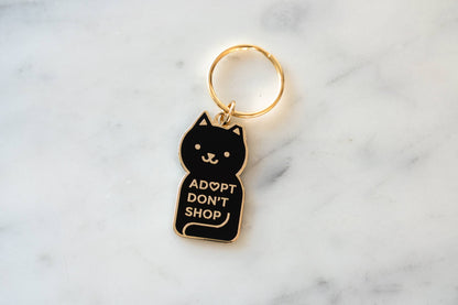 Adopt Don't Shop Keychain