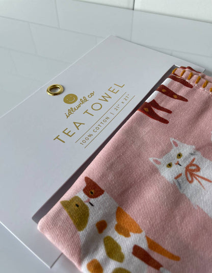 Cats Tea Towel