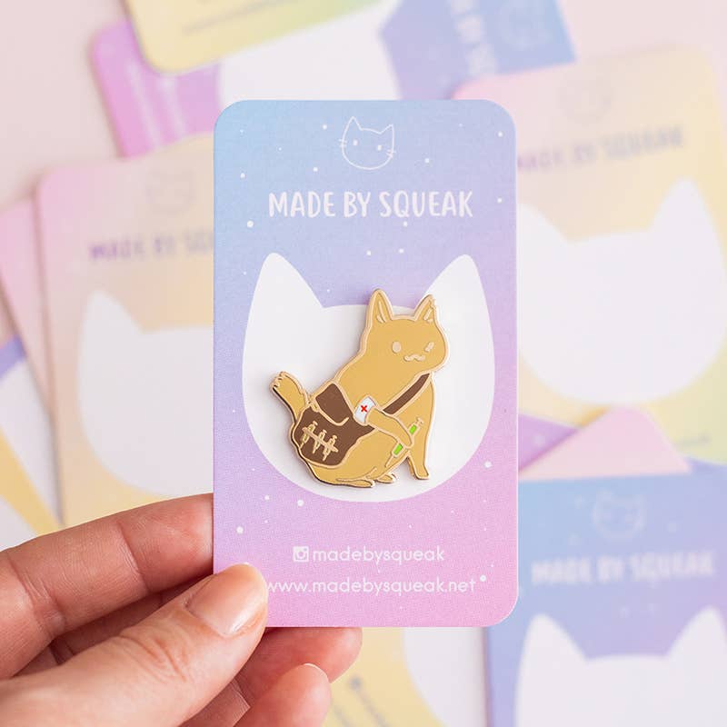 Adventure Cats Enamel Pins - DND party - Guild - Fellowship