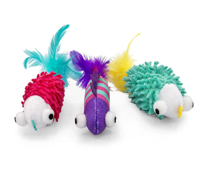 Pet Palette Distribution - ThoozyPet Sea Life Fish Cat Toy 3pk