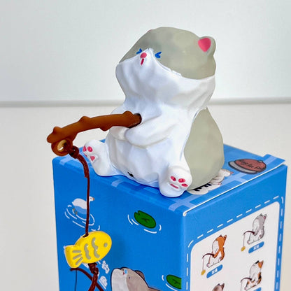 BCmini - 71322 Fishing Cat Family Blind Box-6
