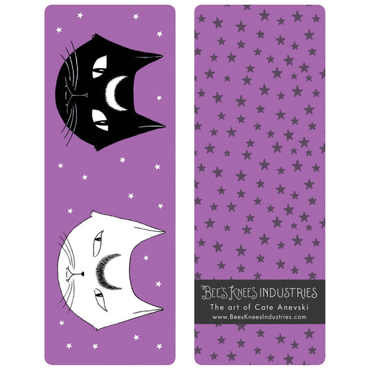 Bee's Knees Industries - Lunar Cats Bookmark