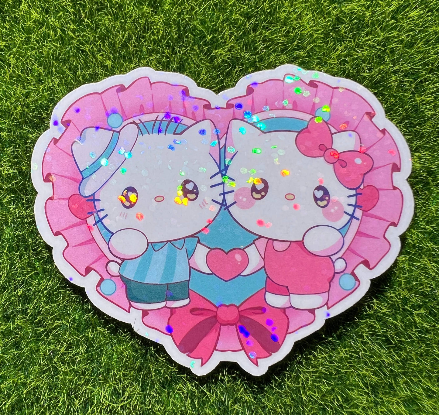 Mothers Of Orion - Sanrio Couple Sticker Hello Kitty/Dear Daniel