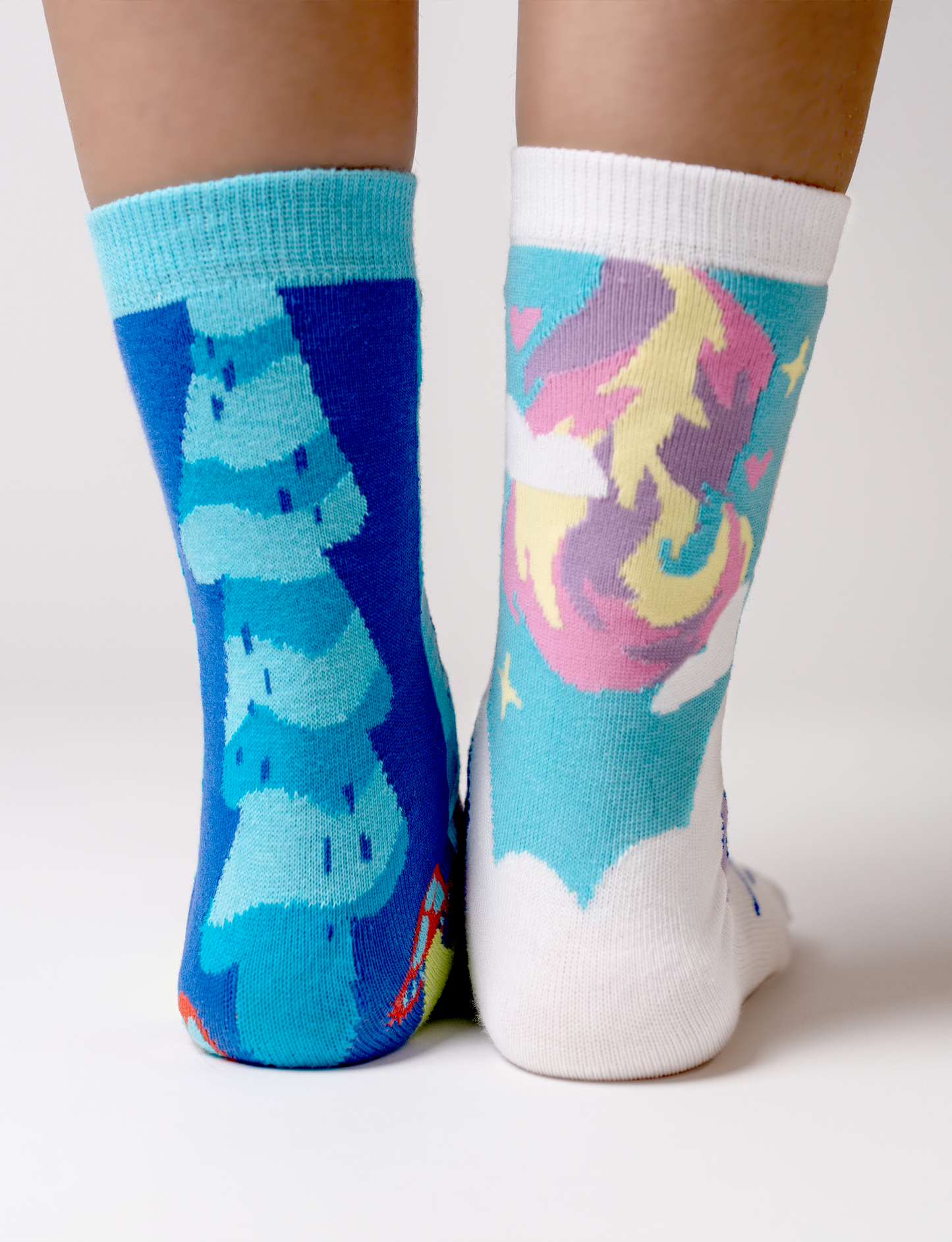 Abra & Catabra Magical Mismatched Cats Socks
