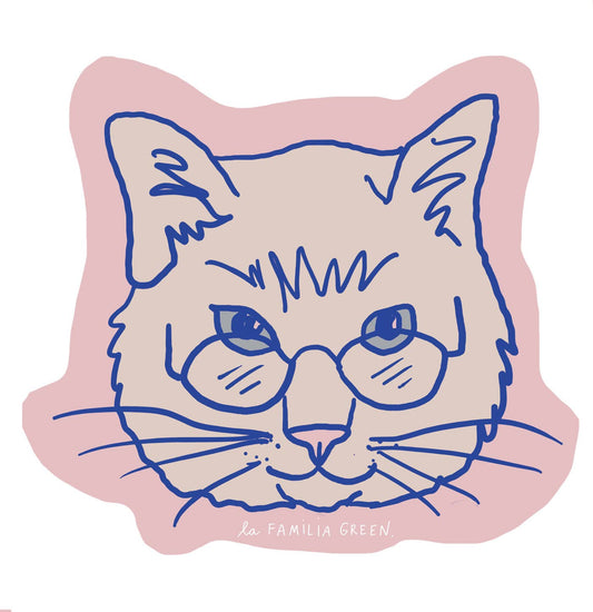 La Familia Green - Cat Readers Sticker