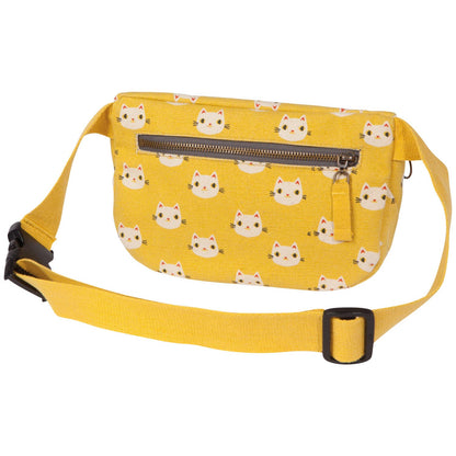 Danica Studio Meow Meow Cats Cotton Hip Bag Adjustable Strap