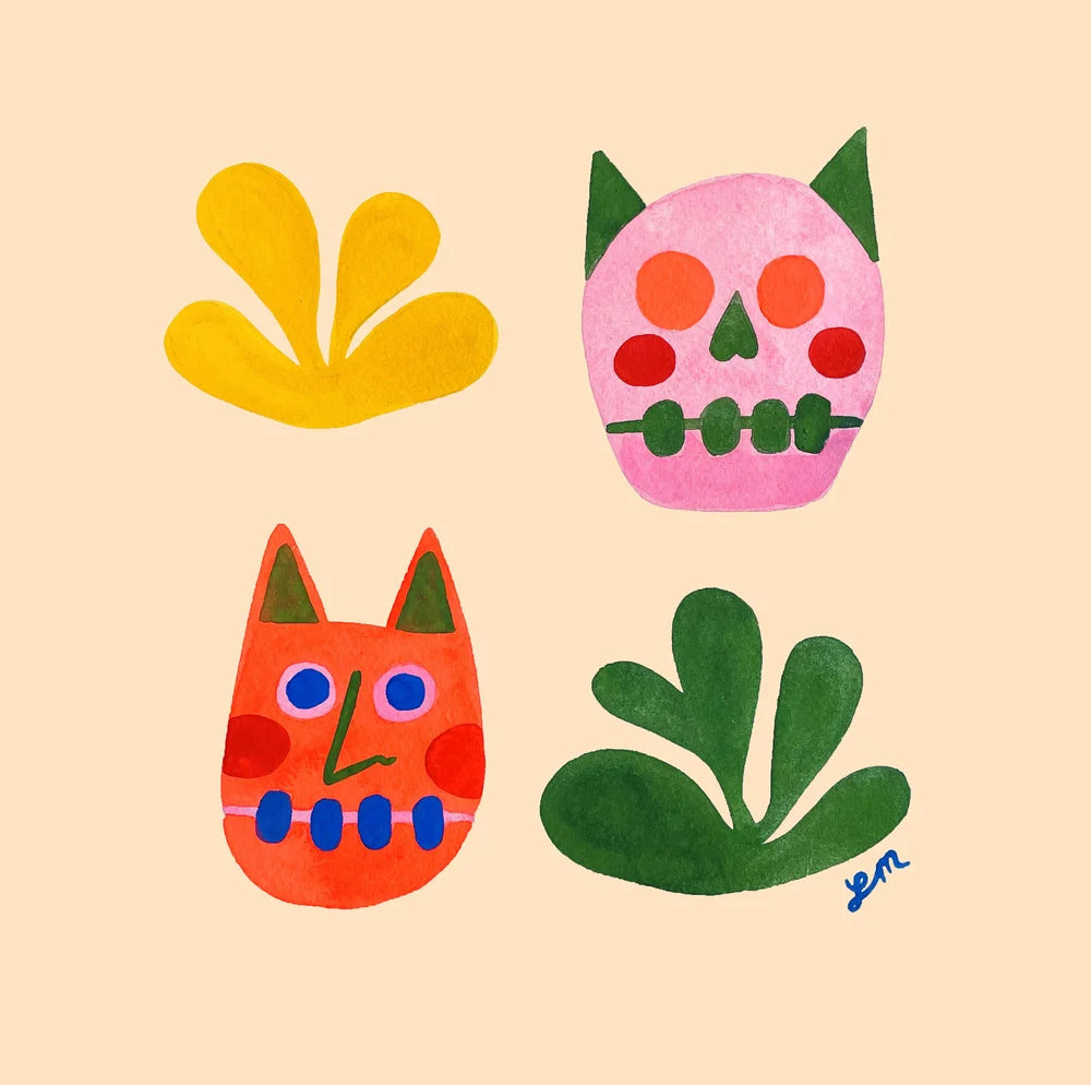"Los Muertos” print