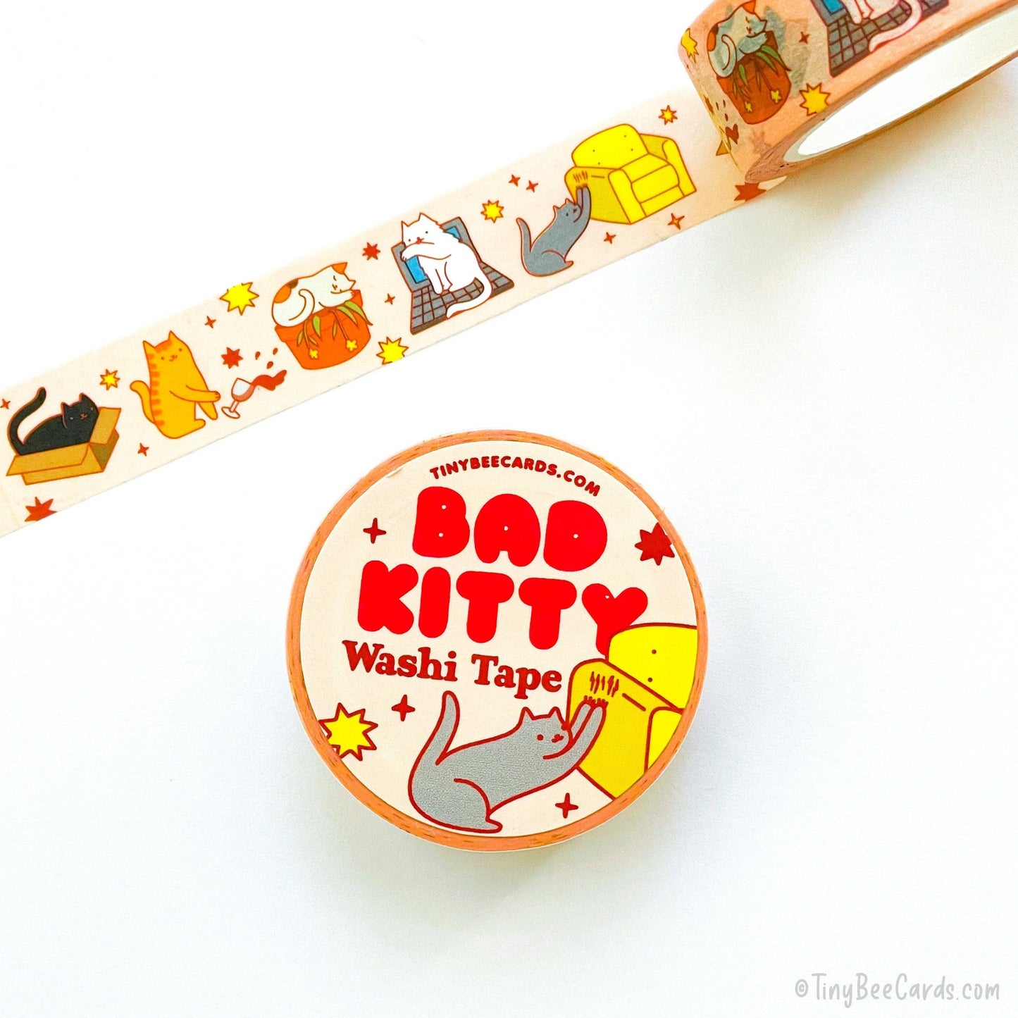 Bad Kitty Washi Tape