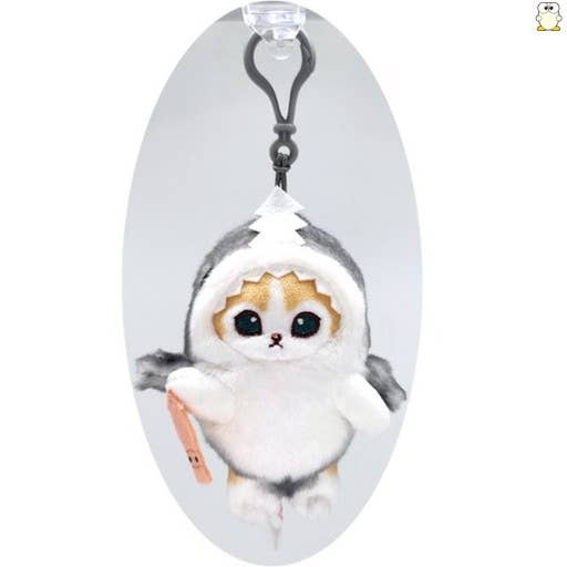 Mofusand Shark Costume bag charm & keychain