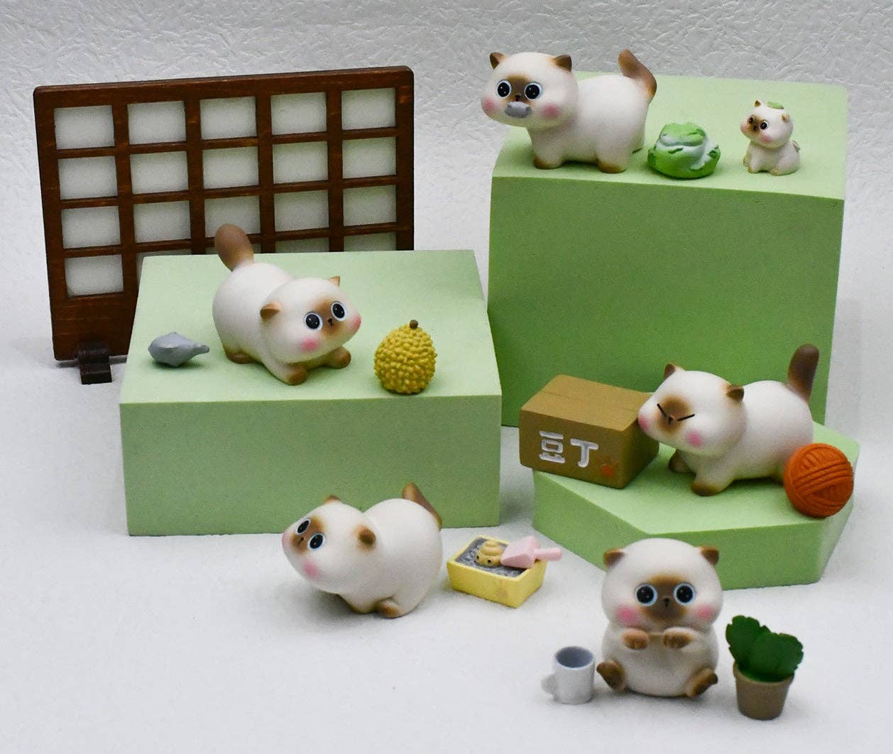 Playful Cats Figurine Blind Box