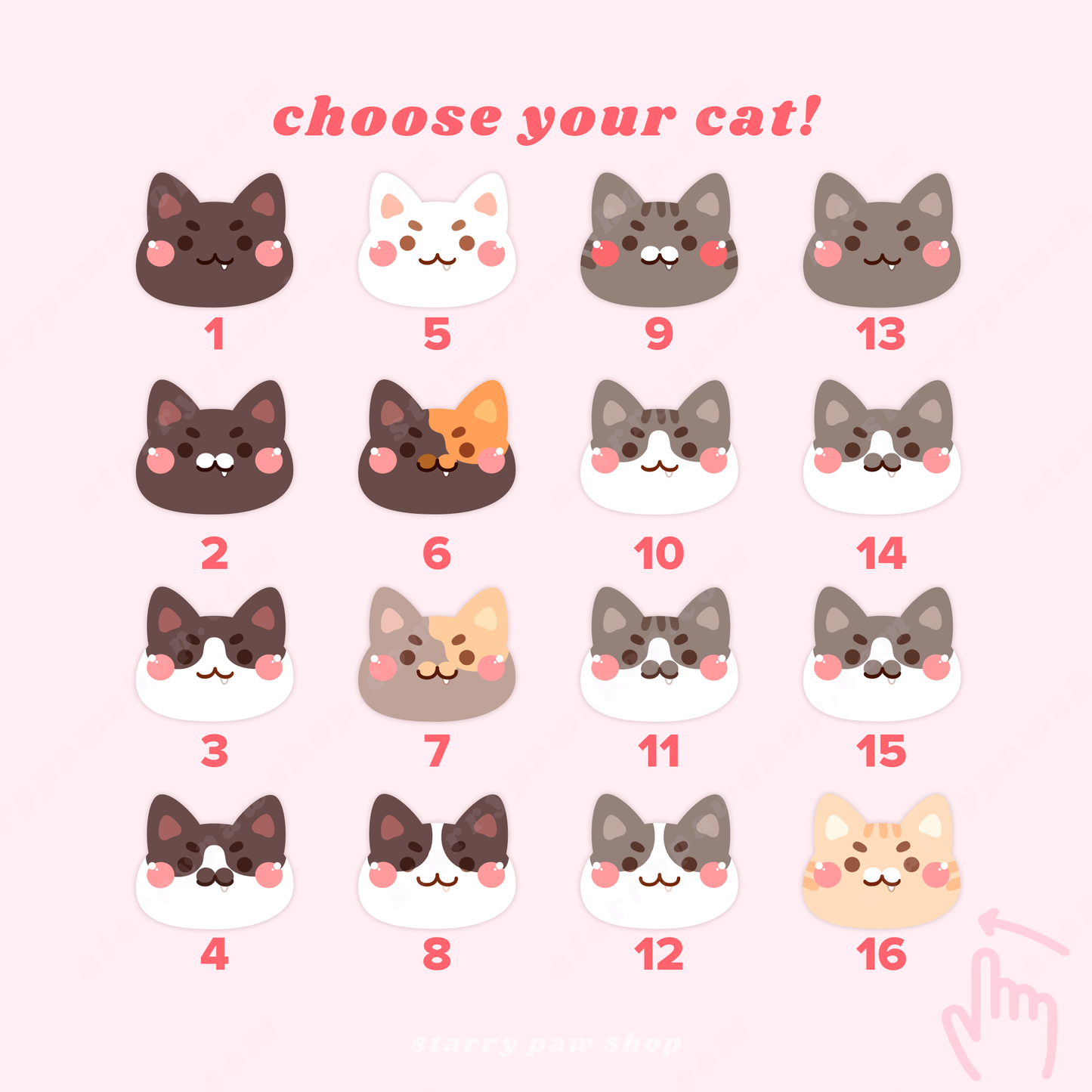 Sakura Cat Sticker 3"
