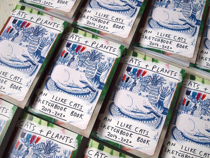 Cats and Plants Sketchbook Book