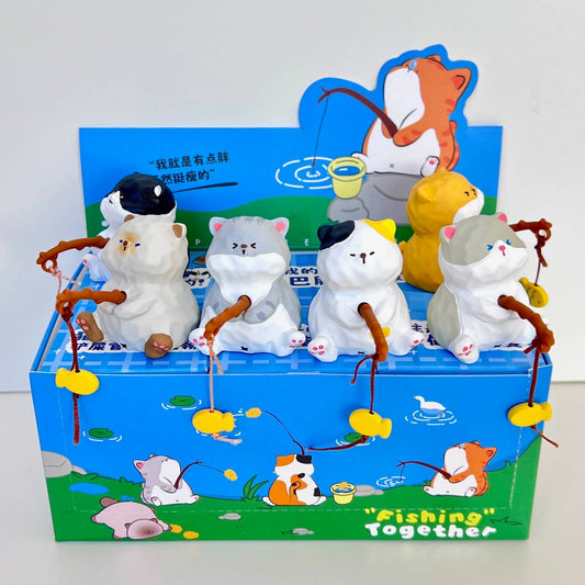 BCmini - 71322 Fishing Cat Family Blind Box-6