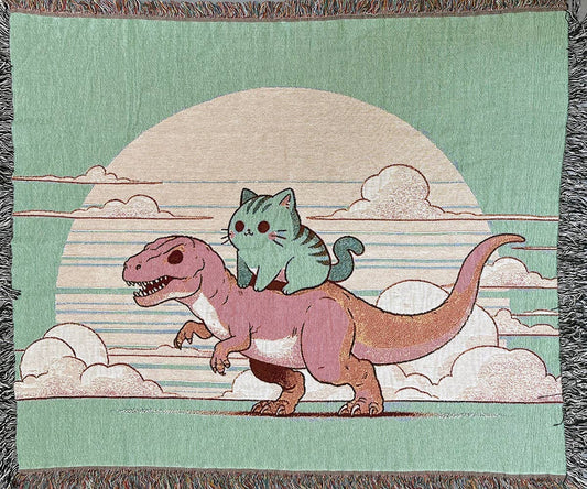 Dino Cat Blanket