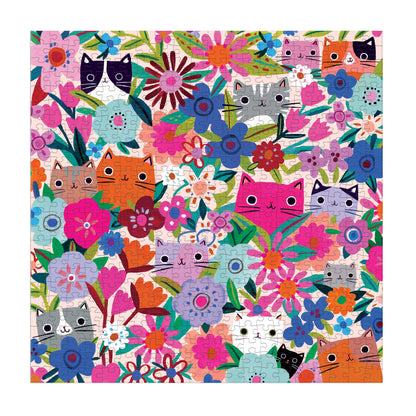 Blooming Cats 500 Piece Family Puzzle
