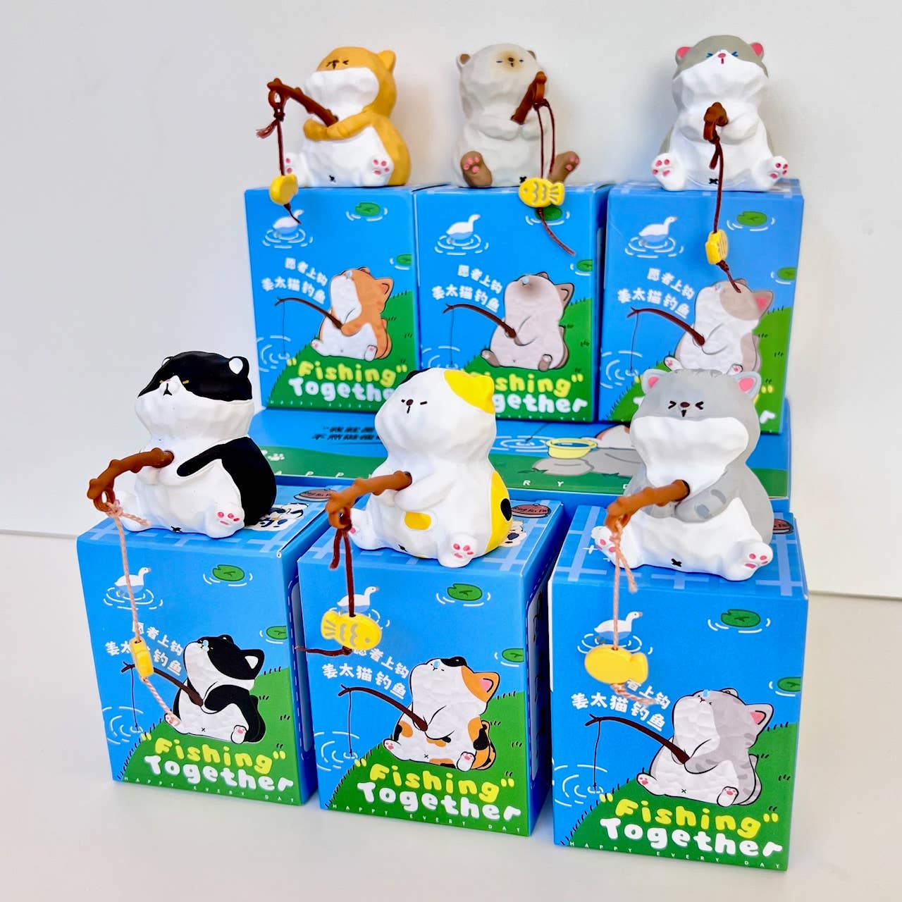 BCmini - 71322 Fishing Cat Family Blind Box-6