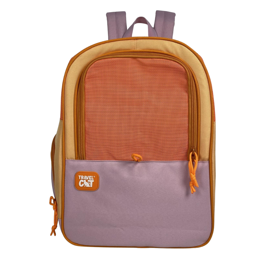 "The Explorer" Cat Backpack - Sunset Pink