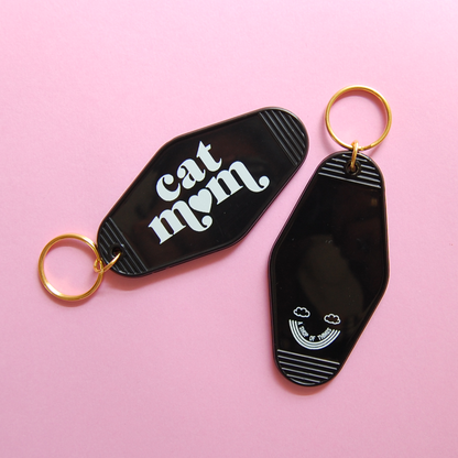 A Shop of Things - Cat Mom Keychain