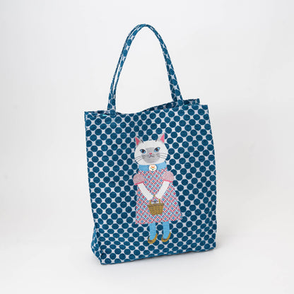 Kusuguru "Honey Bean Princes" Jacquard Tote Premium Chenille