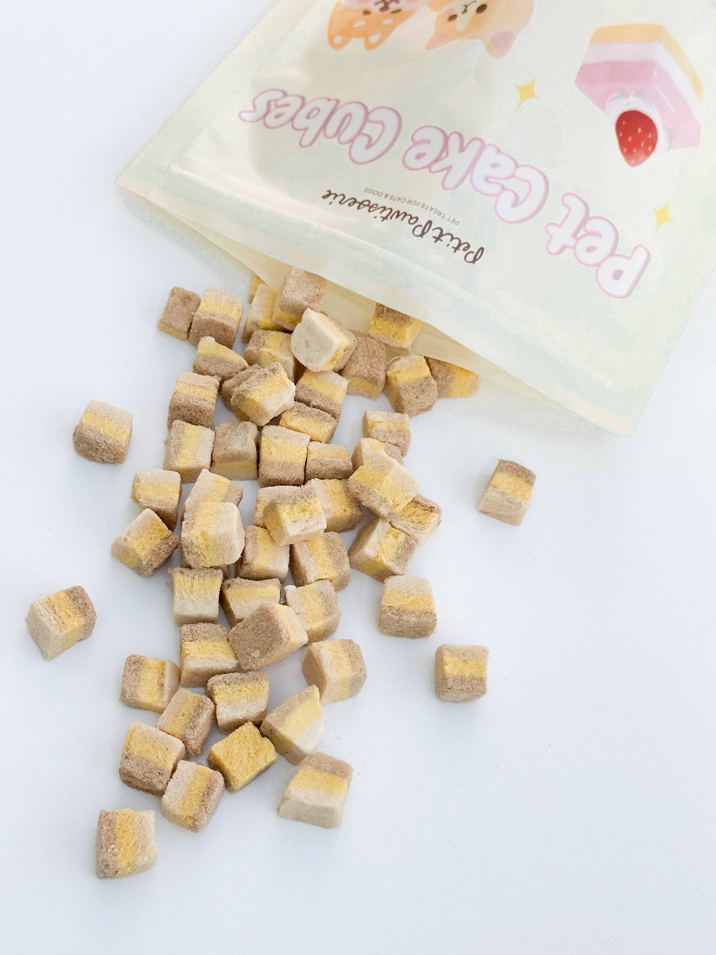 Freeze Dried Duck Cake Cube Treats for Cats & Dogs 50g