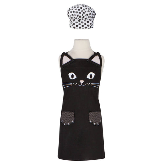 Cat Daydream Kids Apron and Hat Set