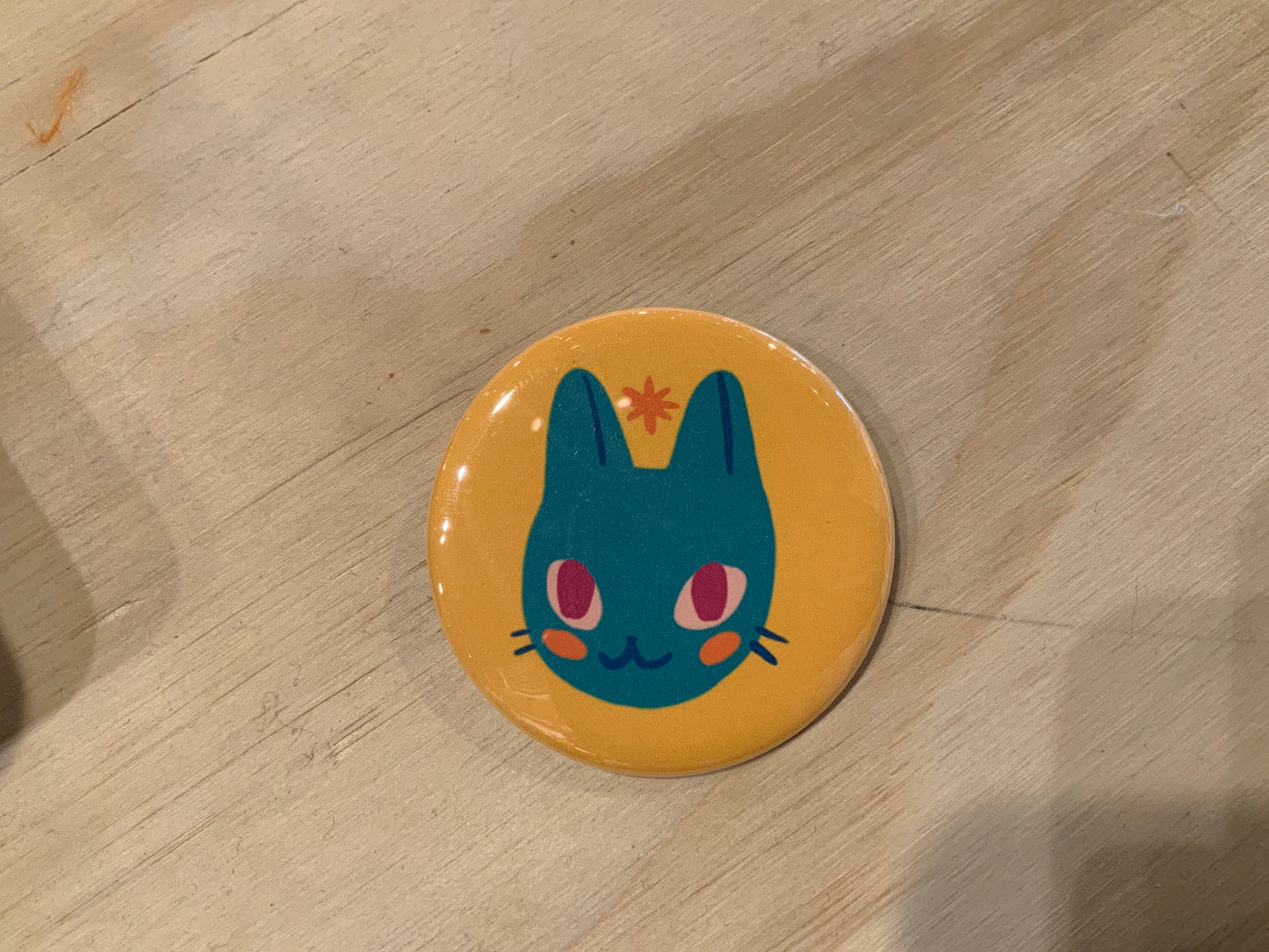 Colorful fun cat magnets 2.25 inches