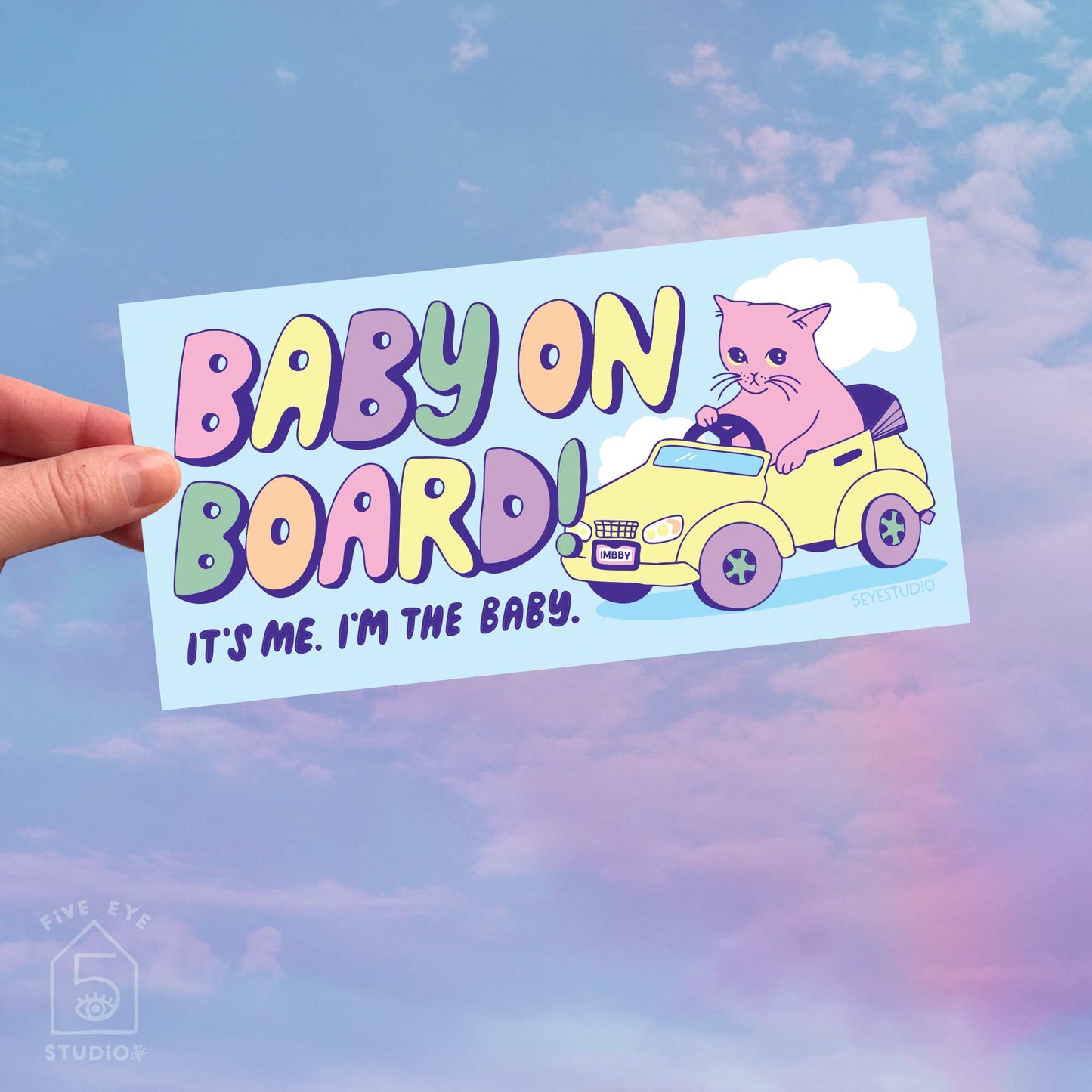 Baby on Board Bumper Sticker