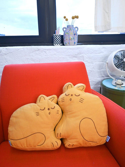 "Perfect Nap" CAT Throw Pillow Set