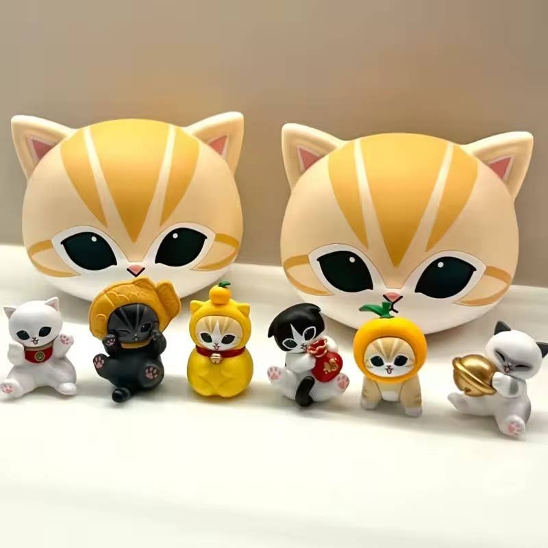 MOFUSAND Fortune Neko Series Figures Blind Box (4*3 pcs)