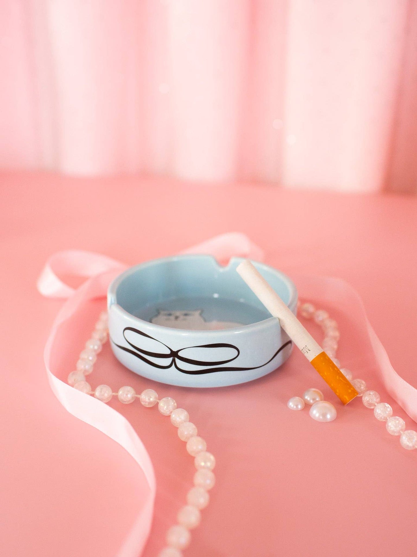 A Shop of Things - Miss Kitty Ceramic Ash Tray