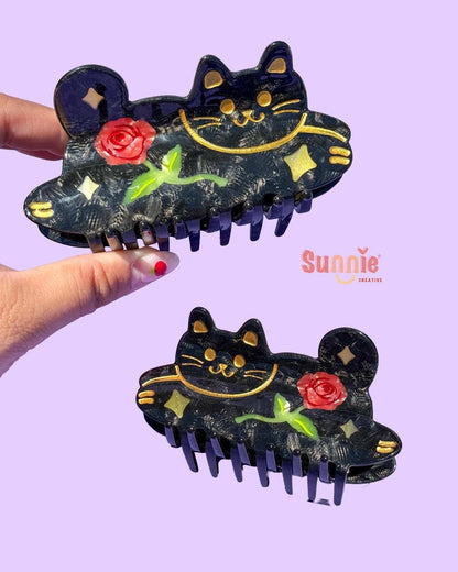 Romance Cat Hair Claw Clip