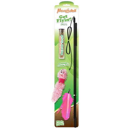 Get Flyin'! Wiggly Worm Cat Teaser Set