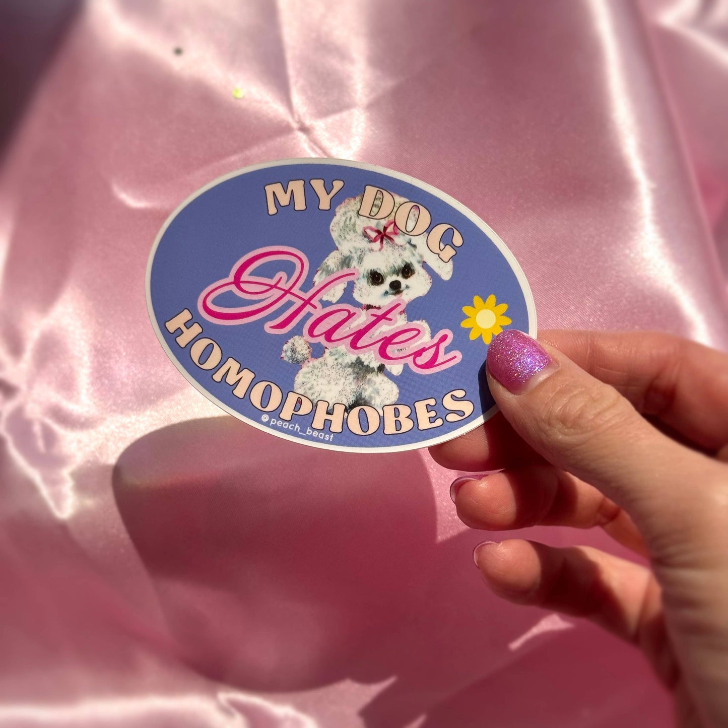 Peach Beast - LGBTQ Pet Stickers