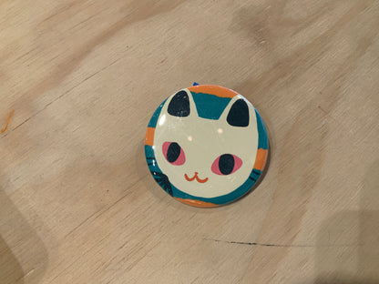 Colorful fun cat magnets 2.25 inches