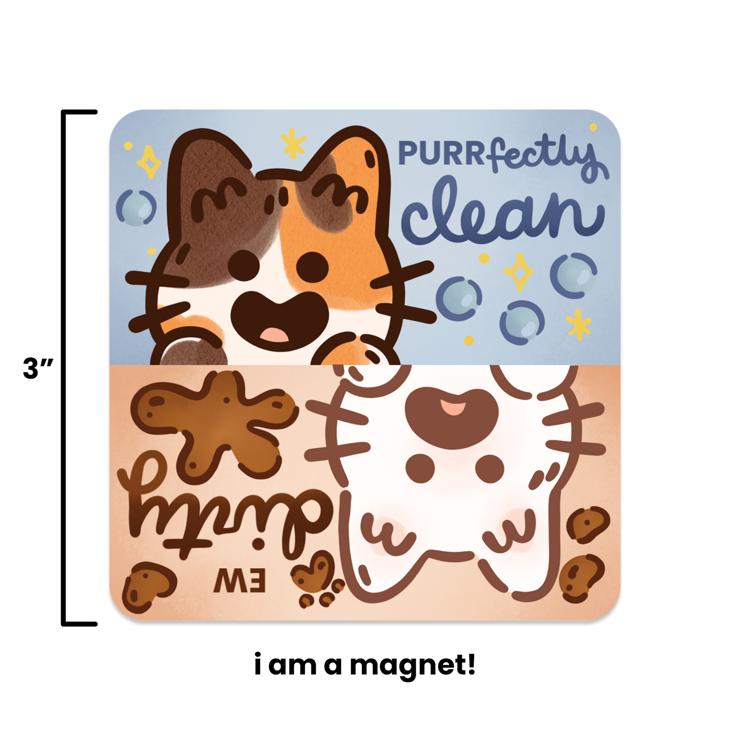 Kitty Cat Dishwasher Magnet