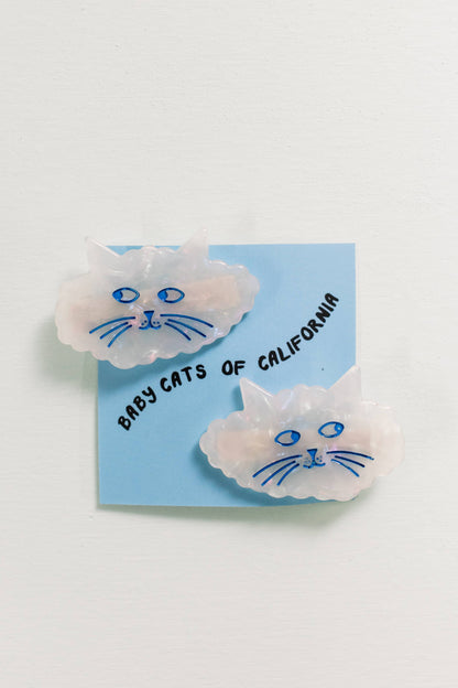 Cloud Cat Barrette