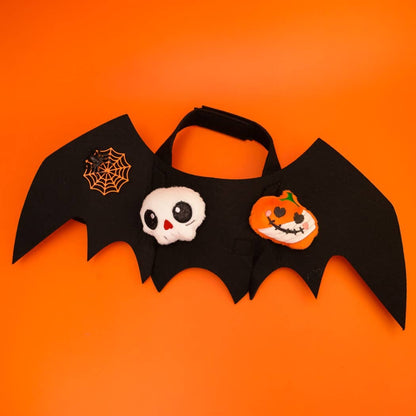 Halloweek - Halloween Bat Wings Cartoon Pet Collar