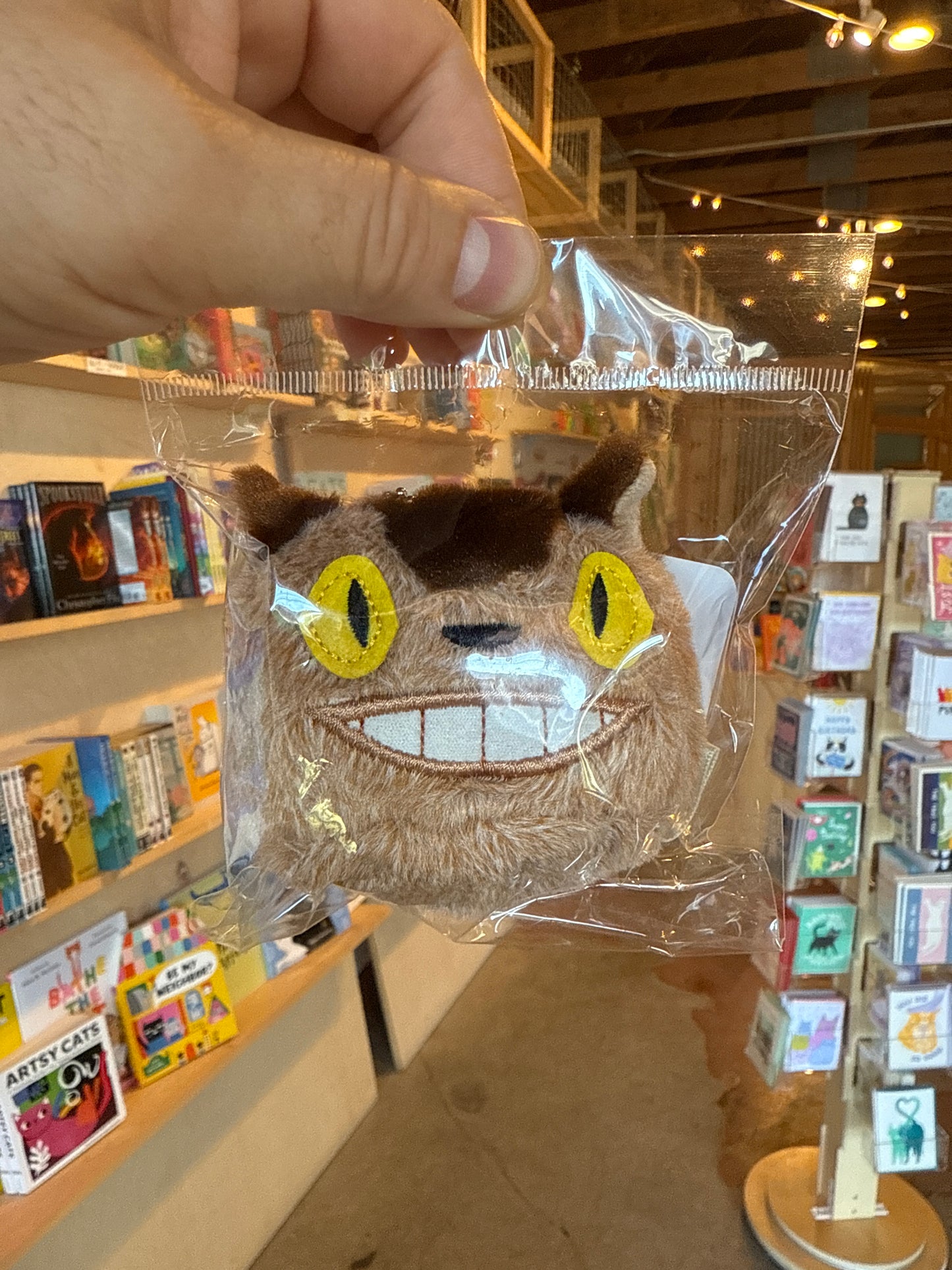 Totoro Catbus Face Hanging Plush