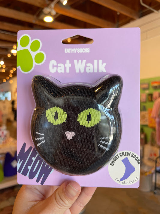 Black Cat Walk Socks