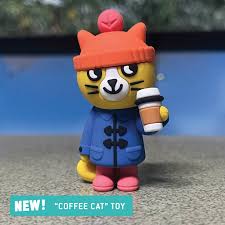 "Coffee Cat" figurine