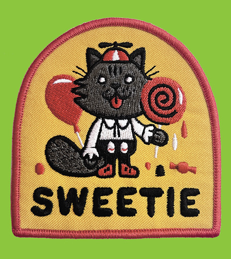 “SWEETIE" embroidered patch