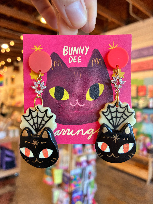 Handmade Little Kitty Earrings