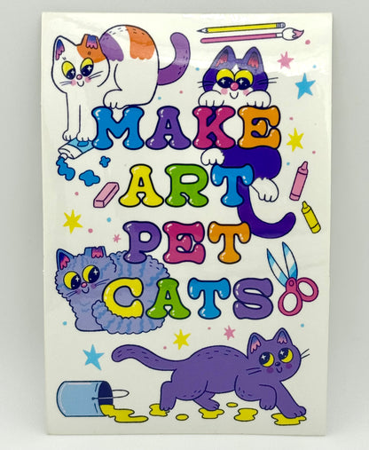 Make Art Pet Cats sticker