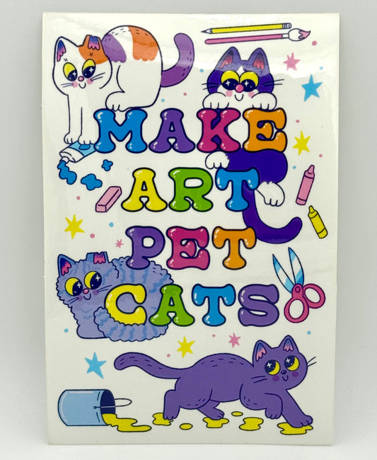 Make Art Pet Cats sticker