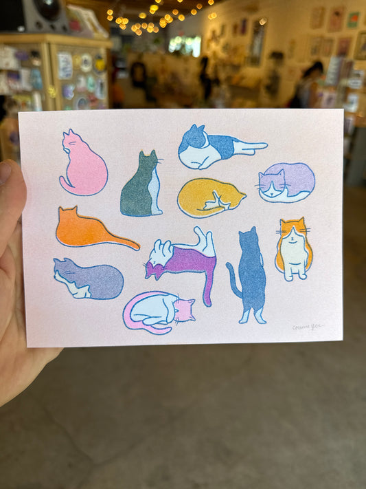 Cat Shapes by Connie Yen