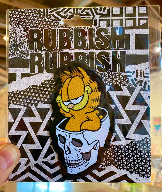 Garfield and Skull patch