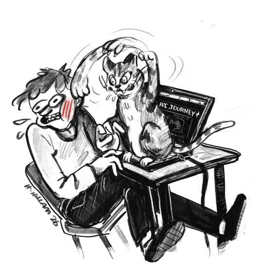 “Bad human!” by Hannah Hillam